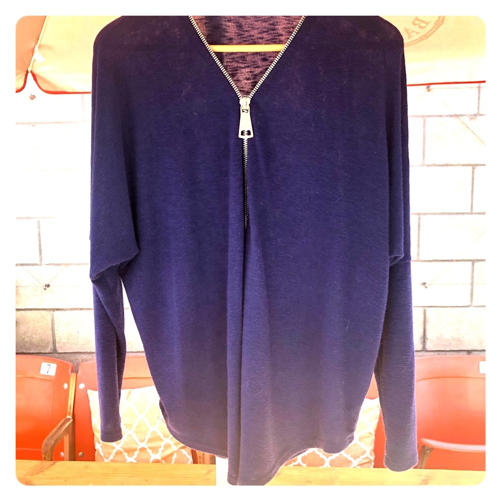 Ariela zipper front sweater